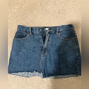 Aritzia Blue Denim Mini Skirt